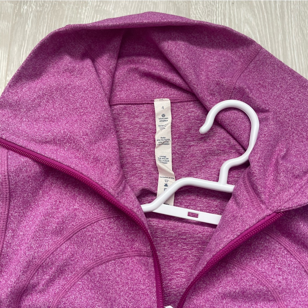 Lululemon In Stride Jacket Purple Ultra Violet size 4 - Picture 4 of 16
